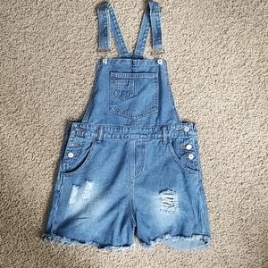 Overall Shorts